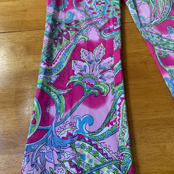 Bohemian Boho cropped Melly M Paisley print pants, liberty art,  Size 2 - Picture 5 of 10